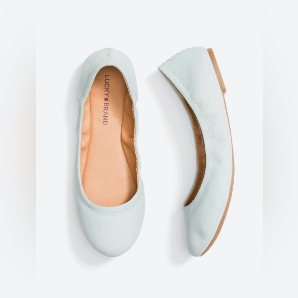 LUCKY BRAND Sky Blue Flats